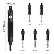 Minova Rivet Removal Tool, High Cobalt Rivet Removal Drill Bit, Suitable for Durable and high-Frequency use with Standard and Stainless Steel 1/8, 5/32, 3/16, 7/32,1/4 Rivets