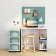thumbnail image 6 of Mainstays Small Space Writing Desk with 2 Shelves, White Finish, 6 of 10