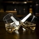 thumbnail image 5 of Set de 4 Vasos de Cóctel MyGift Inclinados de Cristal para Whisky 360 mL, 5 of 7