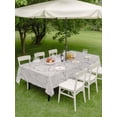 thumbnail image 4 of Outdoor Tablecloth with Umbrella Hole for Patio/Picnic/Party/Camping, Grey Branches Waterproof Table Cloth Rectangle Table Cover Washable, Vintage Art Farmhouse (52"x 70"), 4 of 8