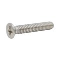 thumbnail image 3 of FixtureDisplays® 5-40*3/4" Stainless Flat Head Machine Screws, Full Thread, Phillips Drive, Stainless Steel 18-8, Machine Thread 314778, 3 of 7