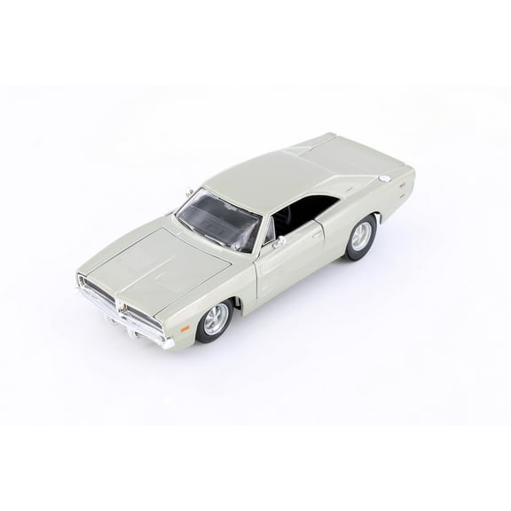1969 Dodge Charger R/T Hardtop, Silver - Showcasts 38256SV - 1/25 Scale Diecast Model Car