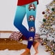 thumbnail image 1 of WILLBEST Leggings de Entrenamiento de Cintura Alta Para Mujer, Pantalones de Yoga Suaves y Elásticos Con Estampado Navideño, Diseño de Bloques de Color Para Fitness y Running. Extra Grande, 1 of 4
