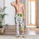 thumbnail image 2 of Balery Fun Animal with Unicorn Pantalones de pijama para hombre, pijama ultraligero, pantalón de descanso-Small, 2 of 6