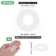 thumbnail image 3 of Uxcell 120-Pack M4 Arandelas Planas de Nylon 4mm ID 10mm OD 1mm Grosor Espaciador de Sellado Junta Anillo Blanco, 3 of 6