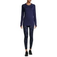 thumbnail image 2 of ClimateRight by Cuddl Duds Women's and Women's Plus Brushed Comfort Thermal Top and Leggings, 2-Piece Set, 2 of 6