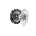 thumbnail image 2 of Grandeur Newbur_Prv_234 Newport Solid Brass Rose Privacy Door Knob Set - Nickel, 2 of 7
