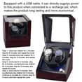thumbnail image 2 of Yeacher USB Mechanical Watch Automatic Winding Up Box Mini Watch Winder Holder Shaker Display Storage Organizer, 2 of 6