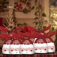 thumbnail image 5 of 50 Pièces Sac De Bonbons De Noël Sacs Cadeaux En Vrac Biscuit Collations Pochette Cadeau D'Anniversaire Sac De Friandises De Noël Pour Emballage Red, 5 of 8