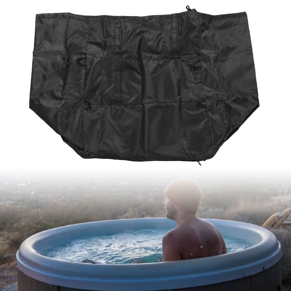Hot Tub Insulated Pump Cover, Hot Tub Spa Heater Pump Cover Top Zipper Opening Oxford Fabric for Winter