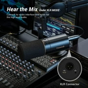 TONOR Dynamic Microphone, USB/XLR PC Microphone for Podcast, Recording, Live Streaming Gaming, TD510