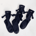 thumbnail image 2 of Calcetines Con Manitas Y Ojos Magneticos Para Pareja 2 Par negro, 2 of 4