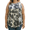 Milky black, variant on Women's Summer Floral Print Tank Top Plus Size Round Neck Casual Sleeveless Blouse with Ruffle Hem 1X-5X