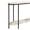 Black & White, variant on Ktaxon Modern Entryway Table, 42.1" Oval Sofa Table with Storage Shelves, Elegant Display TV Table for Living Room, Home, Aparment, Black & White