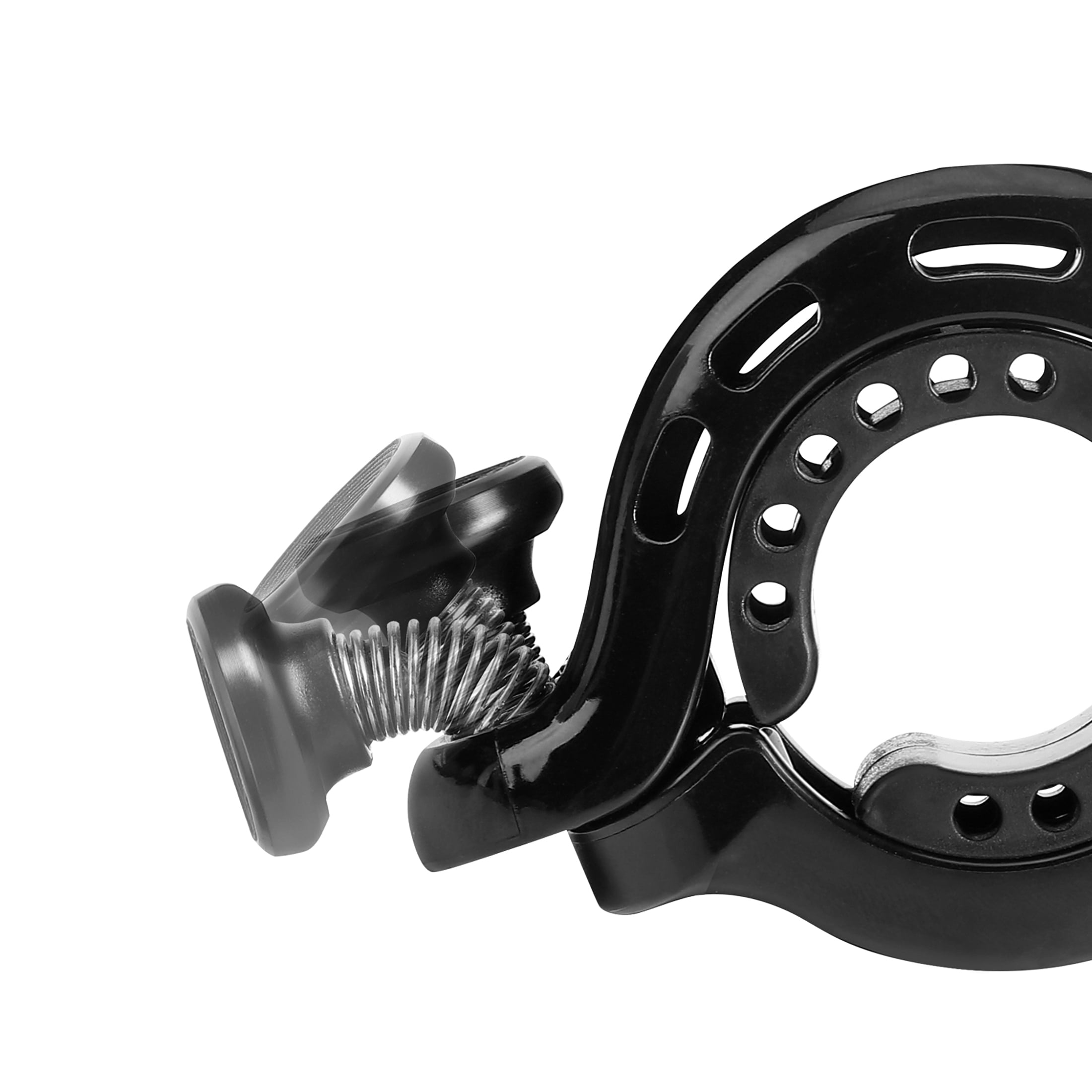 Swiss Tech Low-Profile Premium Bike Bell, Black