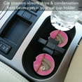 thumbnail image 4 of Thirstystone "Pink Sloth" Single Absorbent Stone Car Coaster, 4 of 6