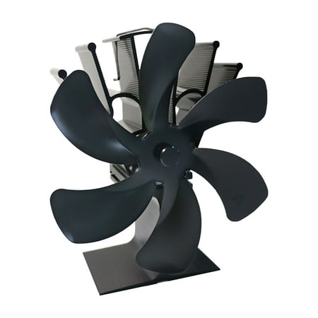 

Fireplace Fan Durable Low Noise With 6 Blades Repair Heat Powered Wood Burner