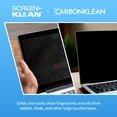 thumbnail image 4 of CarbonKlean ScreenKlean Tablet Screen Cleaner - Compatible with iPad, Android Tablet, & Amazon Tablet - with Carbon Microfiber Tech - Electroplated Silver - 1 Count, 4 of 4