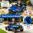 thumbnail image 4 of Gymax Kids Ride On UTV Car w/Detachable TrailerParent Remote Control Light & Music, 4 of 10