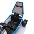 thumbnail image 3 of iYofe 24v Ride on Toys for Big Kids, 400w 7.5 Mph Electric Go Kart W/Front Eva Wheel, Music & Lights, Suspension, Bluetooth, 5 Point Harness, Kids Electric Car Blue, 3 of 9