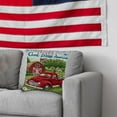 thumbnail image 4 of Funda de almohada estampada a doble cara con la bandera estadounidense para sofá, cama o sillón – Funda de cojín decorativa Tetragonum con cremallera oculta, 4 of 5