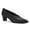 Black, variant on YDN Women Pointed Toe Checkered Style Pumps Block Low Heels Slip On Casual Comfort Daily Outfit Shoes Size 7 Black
