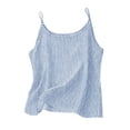 thumbnail image 6 of Gamivast Camisole Tops for Women Scoop Neck Sleeveless Casual Everyday Wear Tank Tops Loose Fit Striped Pattern Lightweight Flowy Basic Tees And Tanks Going Out Summer Tops, 6 of 8