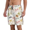 thumbnail image 2 of Sikiie Colorful Bow Knots1 Print Men's Beach Shorts, High Elastic Quick-drying Shorts - with Drawstring and Slip Pockets, Suitable for Beach, Sports, Vacation-Medium, 2 of 6