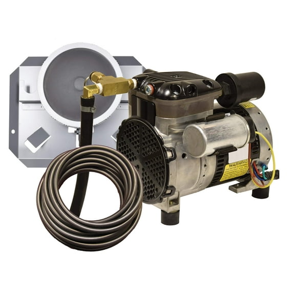 Rocking Piston Pond Aeration System - 1/4 HP Kit w/ Quick Sink Tubing