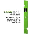thumbnail image 2 of LawnRAZOR Blade for Exmark 72 inch Deck 109-6465 Notched High Lift 3 Pack 810-CBL2400D, 2 of 6
