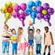 thumbnail image 4 of 12pcs globos de flores globos de cine de aluminio para cumpleaños baby shower festival, 4 of 5