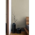 thumbnail image 3 of NextWall Stacy Garcia Home Faux Wooden Slats Peel and Stick Wallpaper (Neutral), 3 of 8