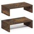 thumbnail image 6 of Furinno CLASSIC 15.7" Wide Stackable Monitor Stand Riser Set of 2 Amber Pine, 6 of 7
