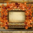 thumbnail image 3 of Fall Maple Leaves Autumn Red Ivy Garland Artificial Maple Hanging Vines Garland for Thanksgiving ,Christmas Wedding Party, Home Garden Kitchen Office, 3 of 8