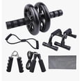 thumbnail image 1 of Kit Rodillo Rueda Abdominal Barras Push-up Cuerda Ejercitado, 1 of 4