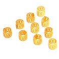 thumbnail image 3 of 90pcs Hair Braid Jewelry Rings Aluminum Dreadlock Cuffs Shell Star Cross Rings Charms, 3 of 5