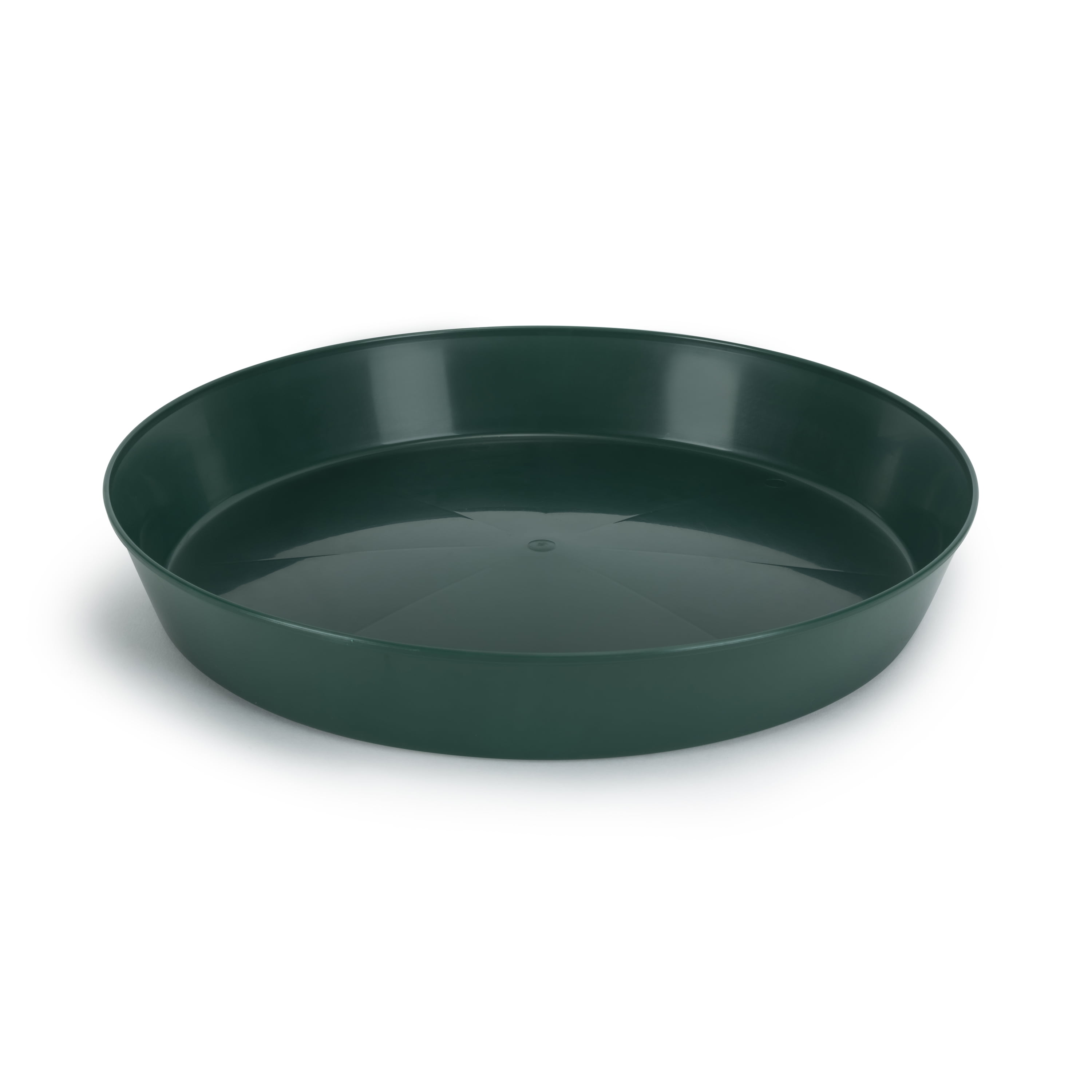 Austin Planter Saucer Hunter Green Colored Polypropylene for Indoor and