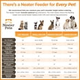 thumbnail image 4 of Cuencos Elevados Neater Feeder Acero Inoxidable Antideslizantes para Comedor Doble, 4 of 7