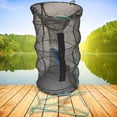 thumbnail image 3 of fankhu Fishing Dredge Net Portable Crawfish Net Corrosion-Resistant Outdoor (25*45CM), 3 of 9