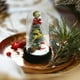 thumbnail image 4 of Cúpula de adornos LED para árbol de Navidad | Flores decorativas luminosas | Decoración navideña para mini escritorio | Plástico iluminado de colores | 8,5x15cm | Acento de mesa de invierno de, 4 of 6