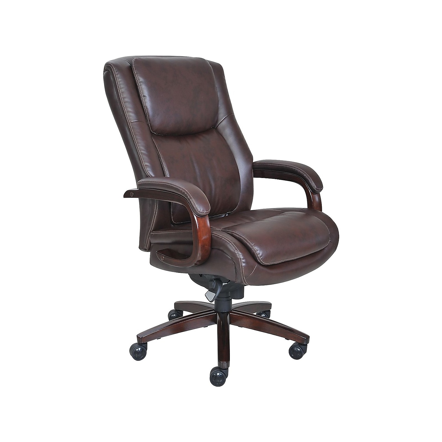 LaZBoy Winston Bonded Leather Executive Chair Brown (44763)