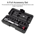 thumbnail image 2 of Amdohai 11PCS 4-20Nm Preset Torque Wrench Bits Set Mini Portable Adjustable Torque Wrench Scale Reading Window for Household Bicycle Car Repairing with Storage Box, 2 of 8