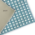 thumbnail image 3 of Simply Daisy 18" x 30" Unreal Teal Rattan Geometric Indoor/outdoor Rug, 3 of 5
