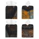 thumbnail image 2 of Balery Rustic Cabin Autumn Forest Porta Pañuelos de Cuero con Estampado – Funda Moderna Cuadrada para Caja de Pañuelos, Dispensador 5x5x5'', 2 of 7