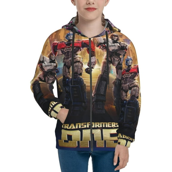 Transformers One Hoodie 3d Print Pullover Hooded Long Sleeve Sweatshirts Tops Blouse With Pocket For Boys Girls