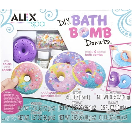 Alex Spa DIY Bath Bomb Donuts Kit (Best Way To Color Bath Bombs)