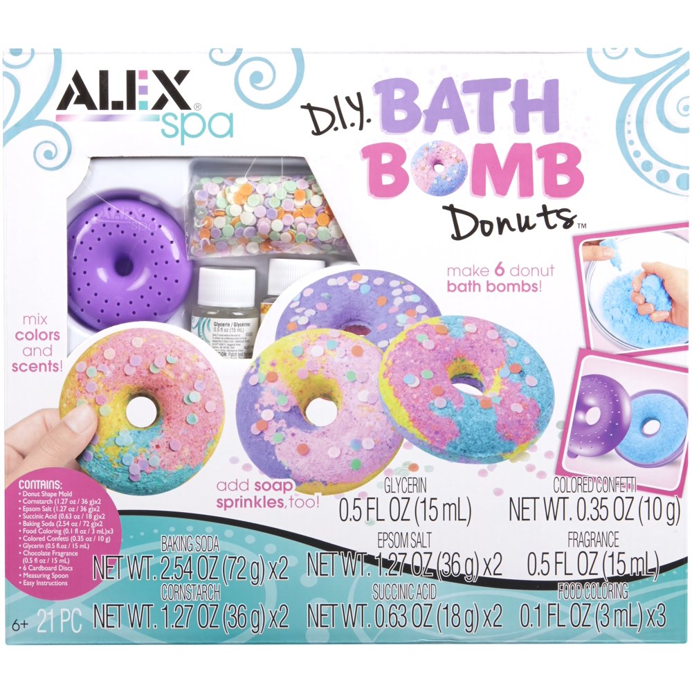 Alex Spa DIY Bath Bomb Donuts Kit