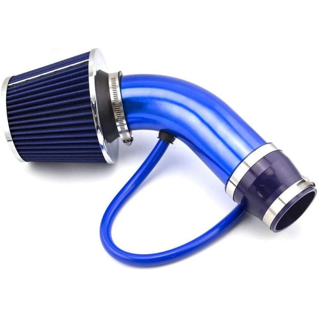 Manguera de inducción de aluminio con filtro de admisión de aire frío de rendimiento universal para automóviles y automoción.