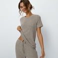 thumbnail image 6 of SUNBS Lounge Sets for Women Summer Matching 2 Piece Outfit For Women Lounge Set Ribbed Knit Pajamas Set Trendy Clothes, 6 of 10