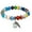 Multicolor, variant on Women Bracelet Ethnic Style Smooth Elastic Rope Handmade Polishing Decorate Eye-catching Women Opal Beads Bracelet Jewelry Accessories